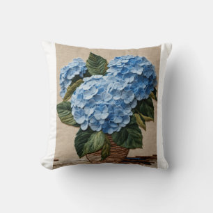 Blue Hydrangea Elegance Kissen