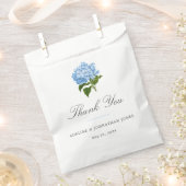 Blue Hydrangea Elegant Geschenktütchen (Ausgeschnitten)