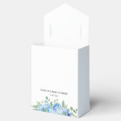 Blue Hydrangea Es ist eine Baby-Dusche Geschenkschachtel (Geöffnet)