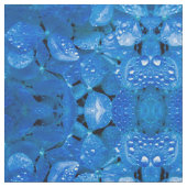 Blue Hydrangea Fabric Stoff (Nahaufnahme)
