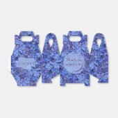 Blue Hydrangea Favor Gable Box Geschenkschachtel (Ungefaltet)