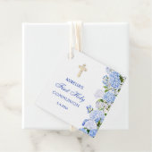 Blue Hydrangea First Communion Geschenkanhänger (Beispiel)