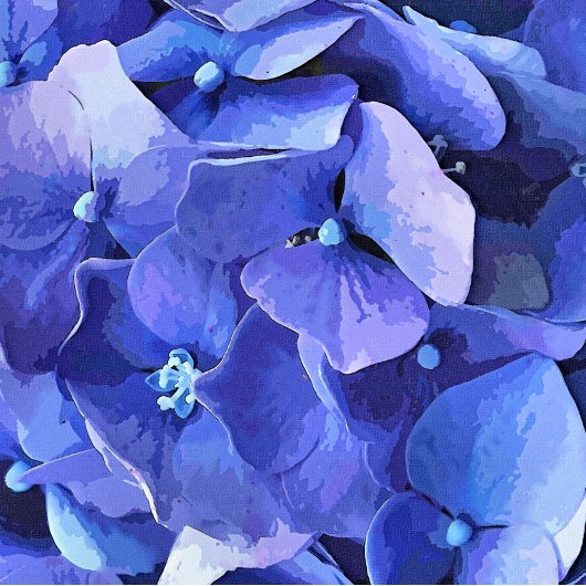 BLUE HYDRANGEA FLASCHENÖFFNER
