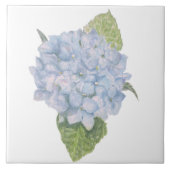 Blue Hydrangea Fliese (Vorderseite)