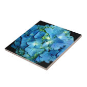 Blue Hydrangea Fliese (Seite)