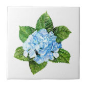 Blue Hydrangea Fliese (Vorderseite)