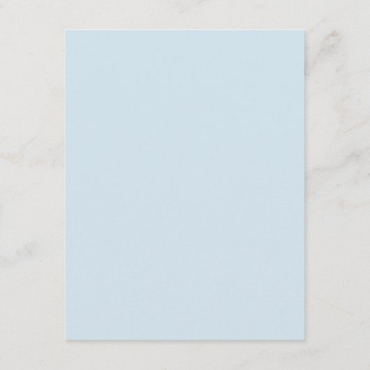 Blue Hydrangea Floral Wedding Details Cards Begleitkarte (Rückseite)