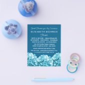 Blue Hydrangea, Floristry Werbung Flyer (Einzeln)