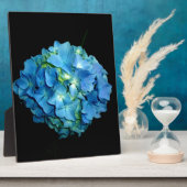 Blue Hydrangea Fotoplatte (Seite)