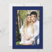 Blue Hydrangea Frische Pasta machen Einladung (Rückseite)