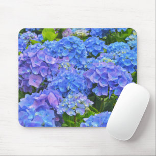 Blue Hydrangea Garden Blume Blumenmousepad Mousepad