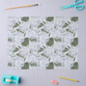 Blue Hydrangea Garden Floral  Seidenpapier (Basteln)