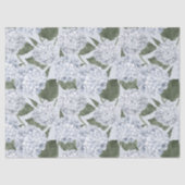 Blue Hydrangea Garden Floral  Seidenpapier (Vorderseite)