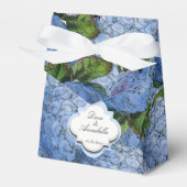 Blue Hydrangea Gastgeschenk Box Geschenkschachtel (Vorderseite)