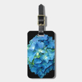 Blue Hydrangea Gepäckanhänger (Vorderseite vertikal)