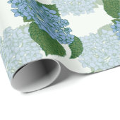 Blue Hydrangea Geschenkpapier (Rolleneckpunkt)