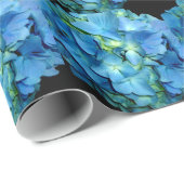 Blue Hydrangea Geschenkpapier (Rolleneckpunkt)