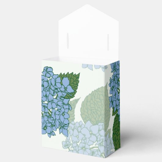 Blue Hydrangea Geschenkschachtel (Geöffnet)