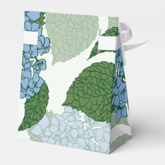 Blue Hydrangea Geschenkschachtel (Rückseite)
