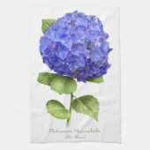 Blue Hydrangea Geschirrtuch (Vertikal)