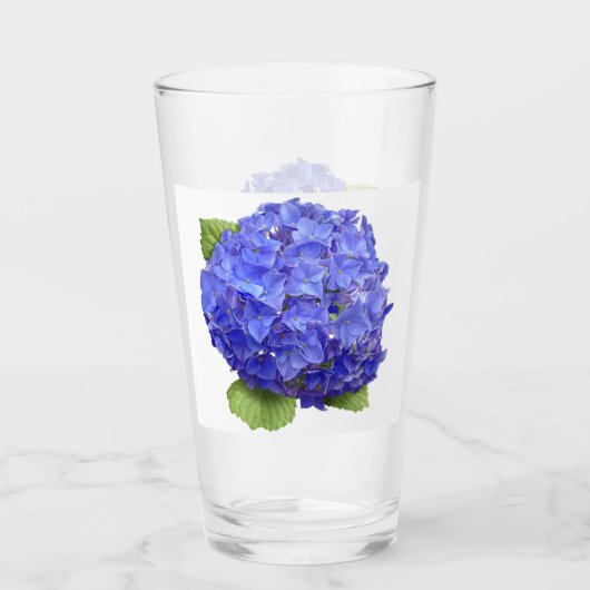 Blue Hydrangea Glas (Vorderseite)
