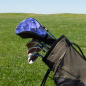 BLUE HYDRANGEA GOLF HEADCOVER (In SItu)