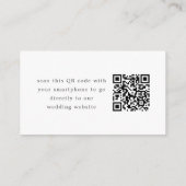 Blue Hydrangea Grand Millennium-Jahres Online RSVP Begleitkarte (Rückseite)