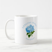 Blue Hydrangea Grand Millennium-Trauzeugin Kaffeetasse (Links)