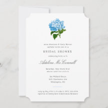 Blue Hydrangea Grandmillennial Brautparty