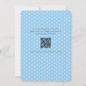 Blue Hydrangea Grandmillennial Traditional Einladung (Rückseite)