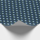 Blue Hydrangea GrandMillennium Geschenkpapier (Ecke)