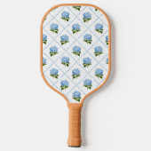 Blue Hydrangea GrandMillennium Pickleball Schläger (Rückseite)