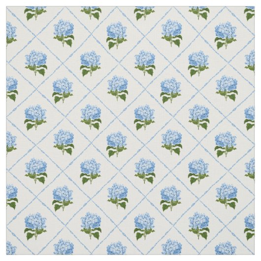 Blue Hydrangea GrandMillennium Stoff (Muster)