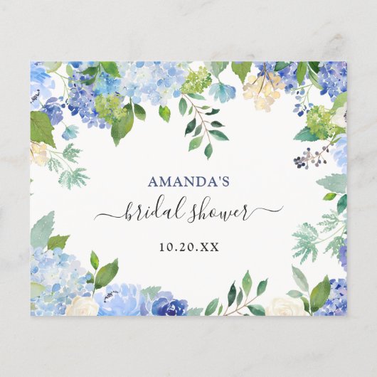 Blue Hydrangea Greenerge schätzen wie viele Game C Flyer (Hinten)