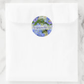 BLUE HYDRANGEA ~ Herzlichen Glückwunsch ~ Stickers (Tasche)