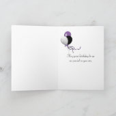 Blue Hydrangea in vintage bottle Karte (Innenseite)