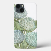 Blue Hydrangea iPhone Wallet Case (Rückseite)