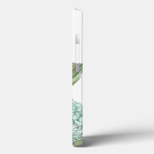 Blue Hydrangea iPhone Wallet Case (Rückseite / Links)