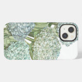 Blue Hydrangea iPhone Wallet Case Hülle (Rückseite (Horizontal))