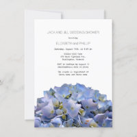 Blue Hydrangea Jack und Jill Polterabend