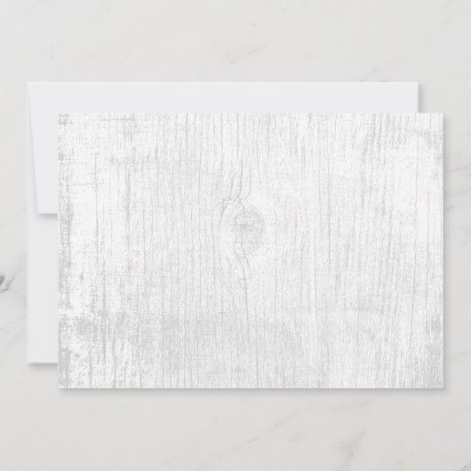 Blue Hydrangea Jar Rustic Floral Brautparty Einladung (Rückseite)