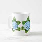 Blue Hydrangea Kaffeetasse (Vorderseite Links)