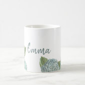 Blue Hydrangea Kaffeetasse (Mittel)