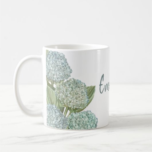 Blue Hydrangea Kaffeetasse (Links)