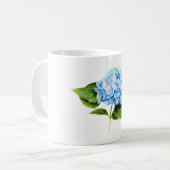 Blue Hydrangea Kaffeetasse (Vorderseite Links)