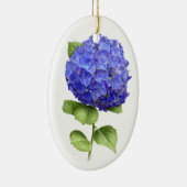 Blue Hydrangea Keramik Ornament (Rechts)
