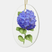 Blue Hydrangea Keramik Ornament (Links)