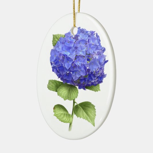 Blue Hydrangea Keramik Ornament (Links)