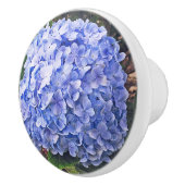 Blue Hydrangea Keramikknauf (Rechts)