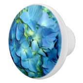 Blue Hydrangea Keramikknauf (Rechts)